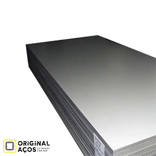 Chapa de aço carbono furada com furação técnica