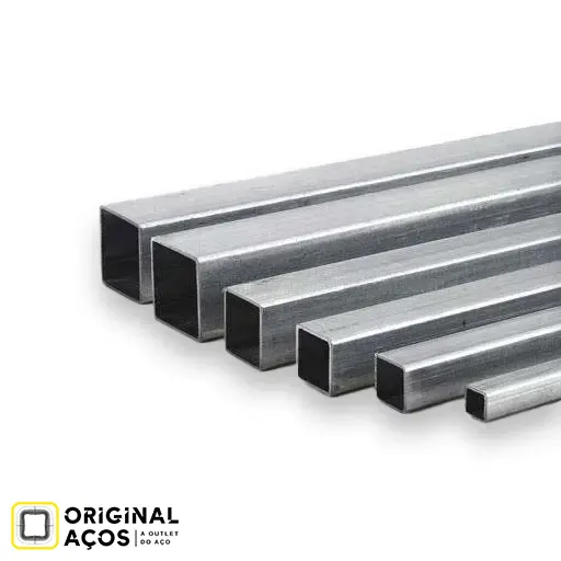 Tubo quadrado galvanizado industrial